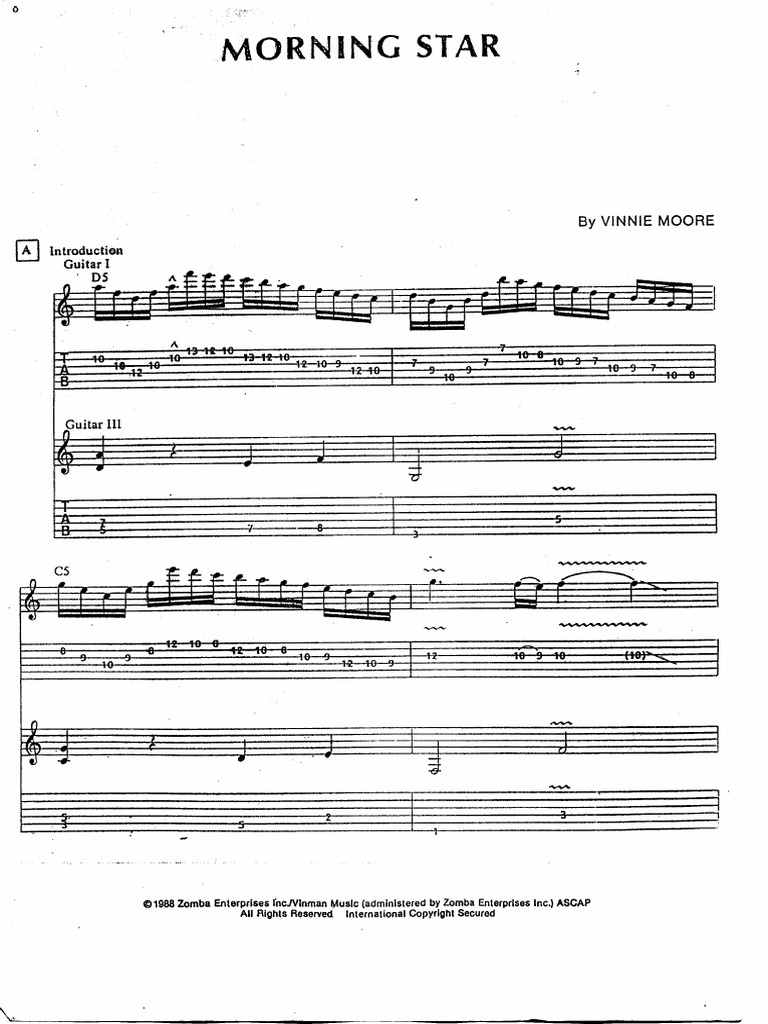 Vinnie Moore Time Odissey | PDF