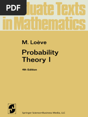 Probability Theory I by Michel Loeve | PDF | Measure (Mathematics