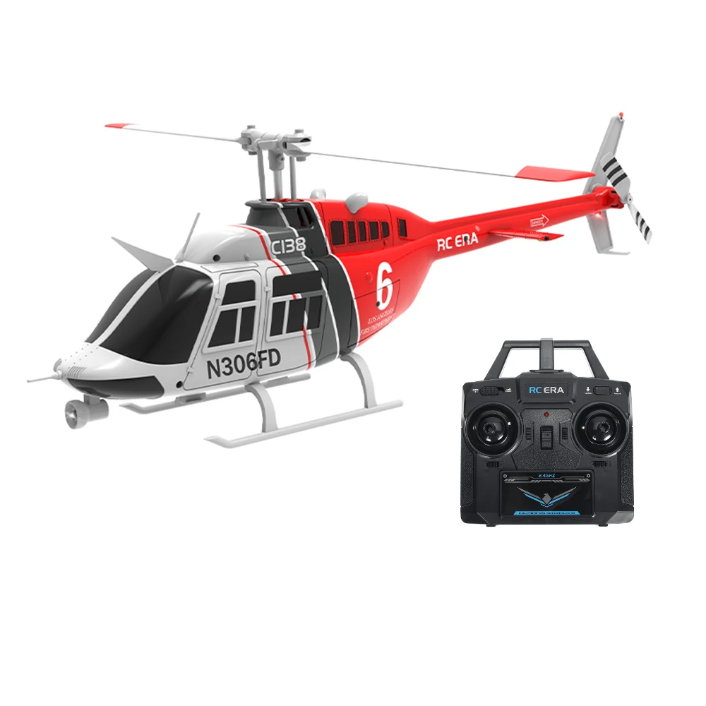 RC ERA C138 Bell 206 2.4G 6CH 6-Axis Gyro 1:33 Scale Altitude Hold