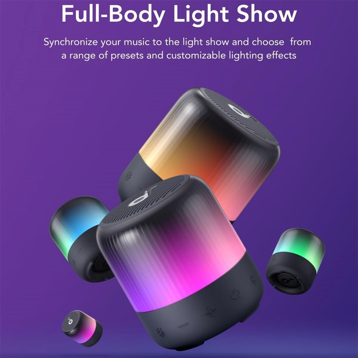 サウンドコア Glow Mini ブルートゥース スピーカー ポータブル