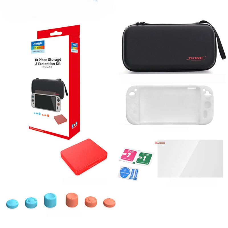 DOBE TNS-5111 Switch2 Accessories Kit 10 in 1 Bundle Protective