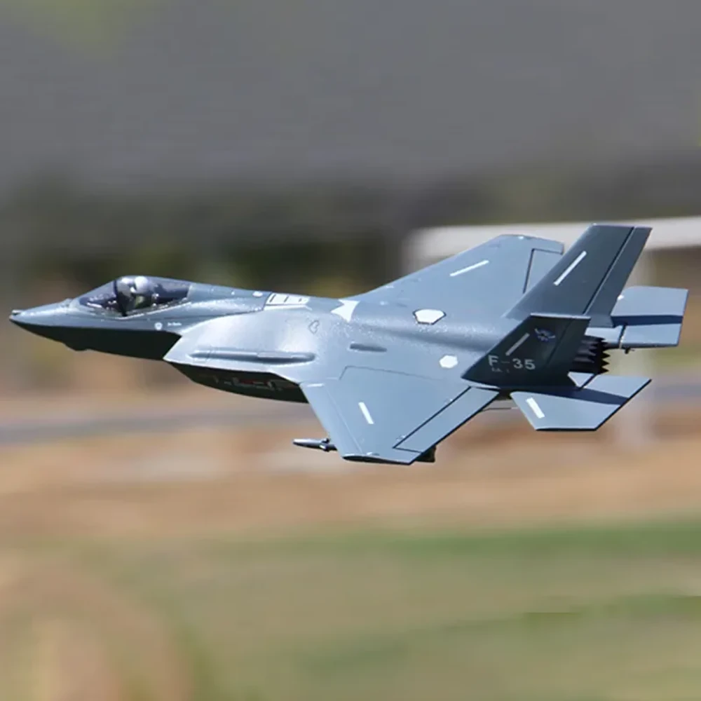 QTModel F35 517mm 翼幅 EPO 50mm EDF ジェット戦闘機 RC 飛行機 固定