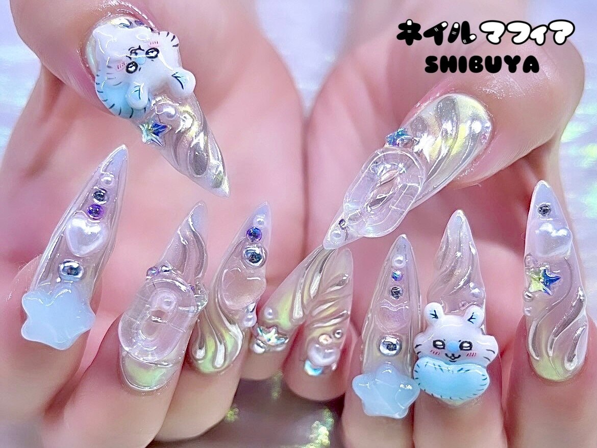 3dネイルパーツ ネイル ネイルパーツ どうぶつ ハート 【公式通販】