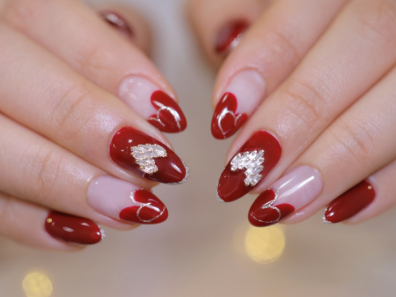 2026年春トレンド】ハートフレンチのネイルデザイン集｜人気順