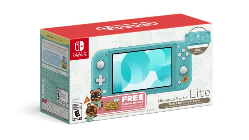 SwitchLite ターコイズ ジャンク 動作OK 片側スティック欠損 箱あり