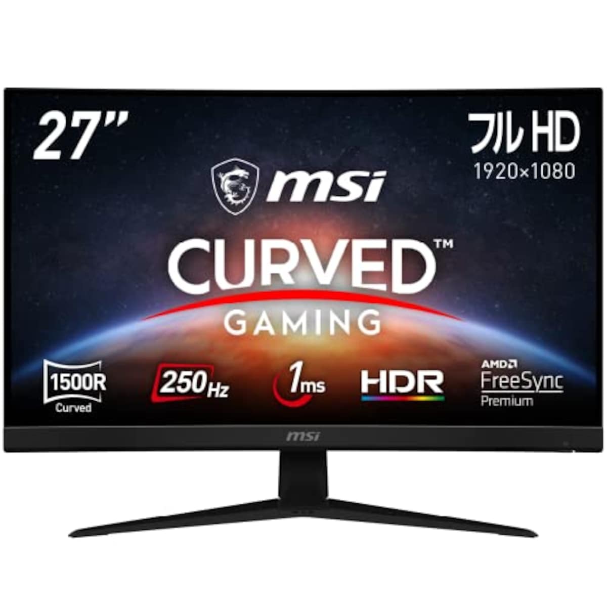 MSIの【Amazon.co.jp限定】MSI 湾曲ゲーミングモニター G27C4X 27