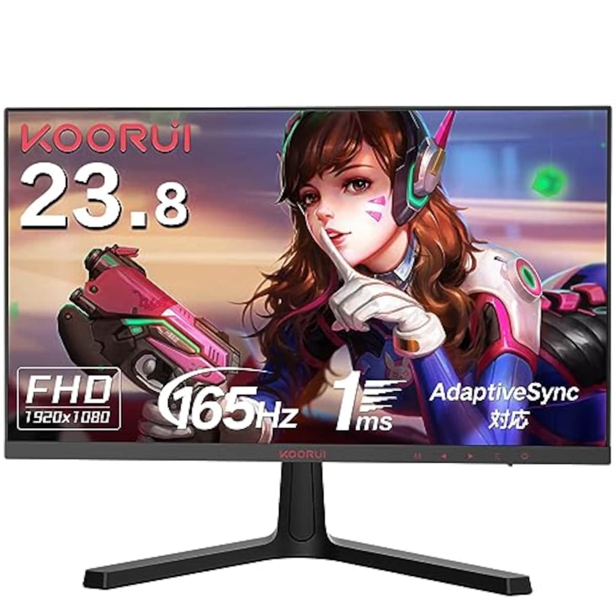KOORUI 24E4 ゲーミングモニター 24 インチ フルHD 165Hz Amazon.co.jp