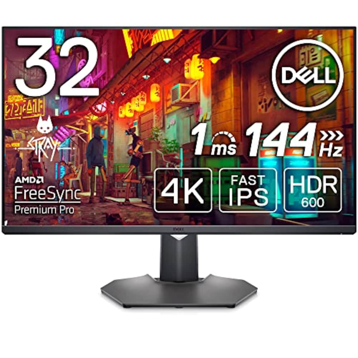DellのDell G3223Q 32インチ 4K ゲーミングモニター (FPS向き/1ms