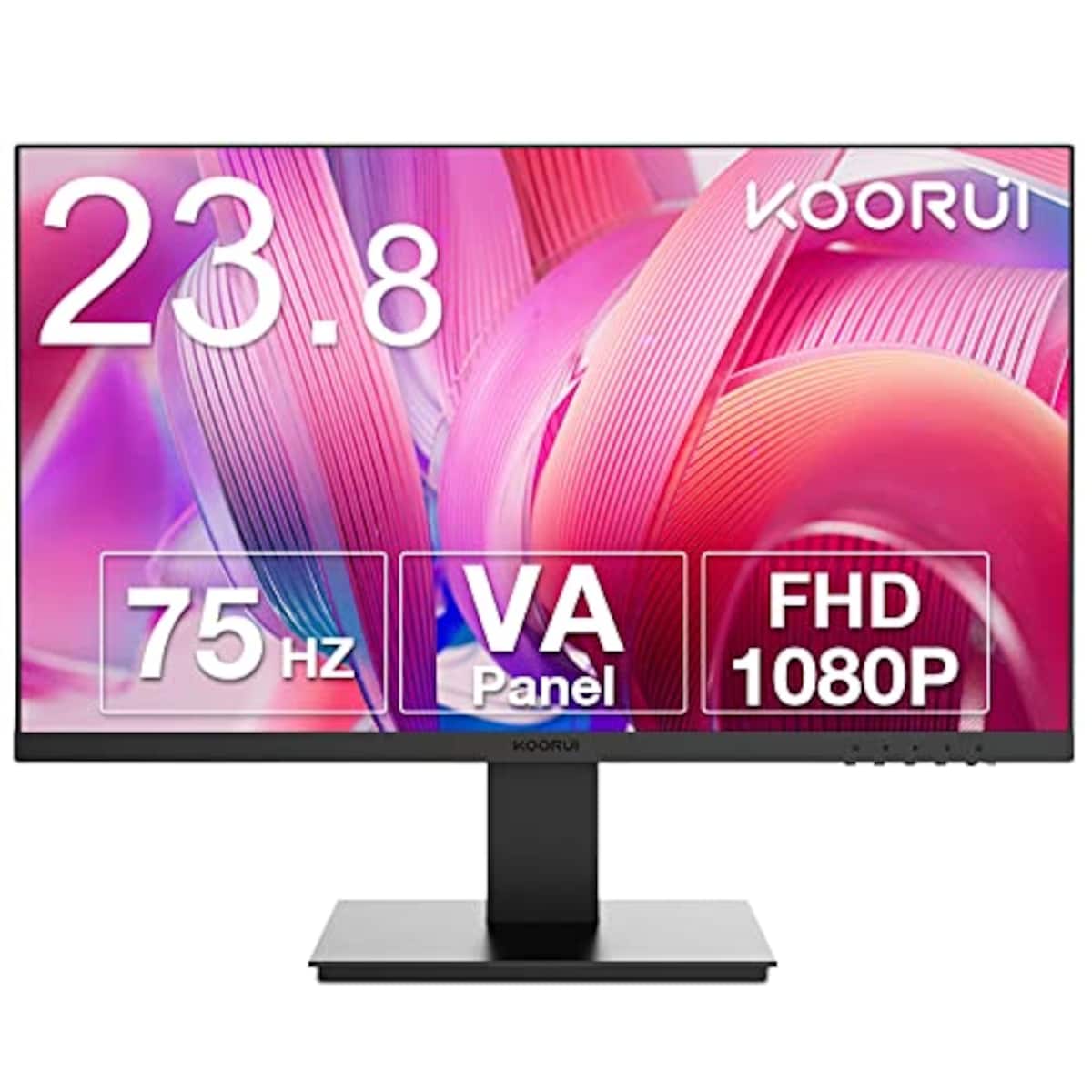 KOORUIのKOORUI モニター 23.8インチ 24N1A ディスプレイ VA非光沢