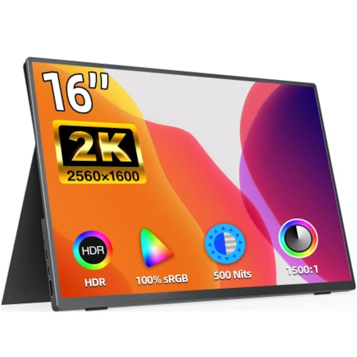 kksmartのkksmart モバイルモニター 16インチ 自立型 薄型 軽量730g