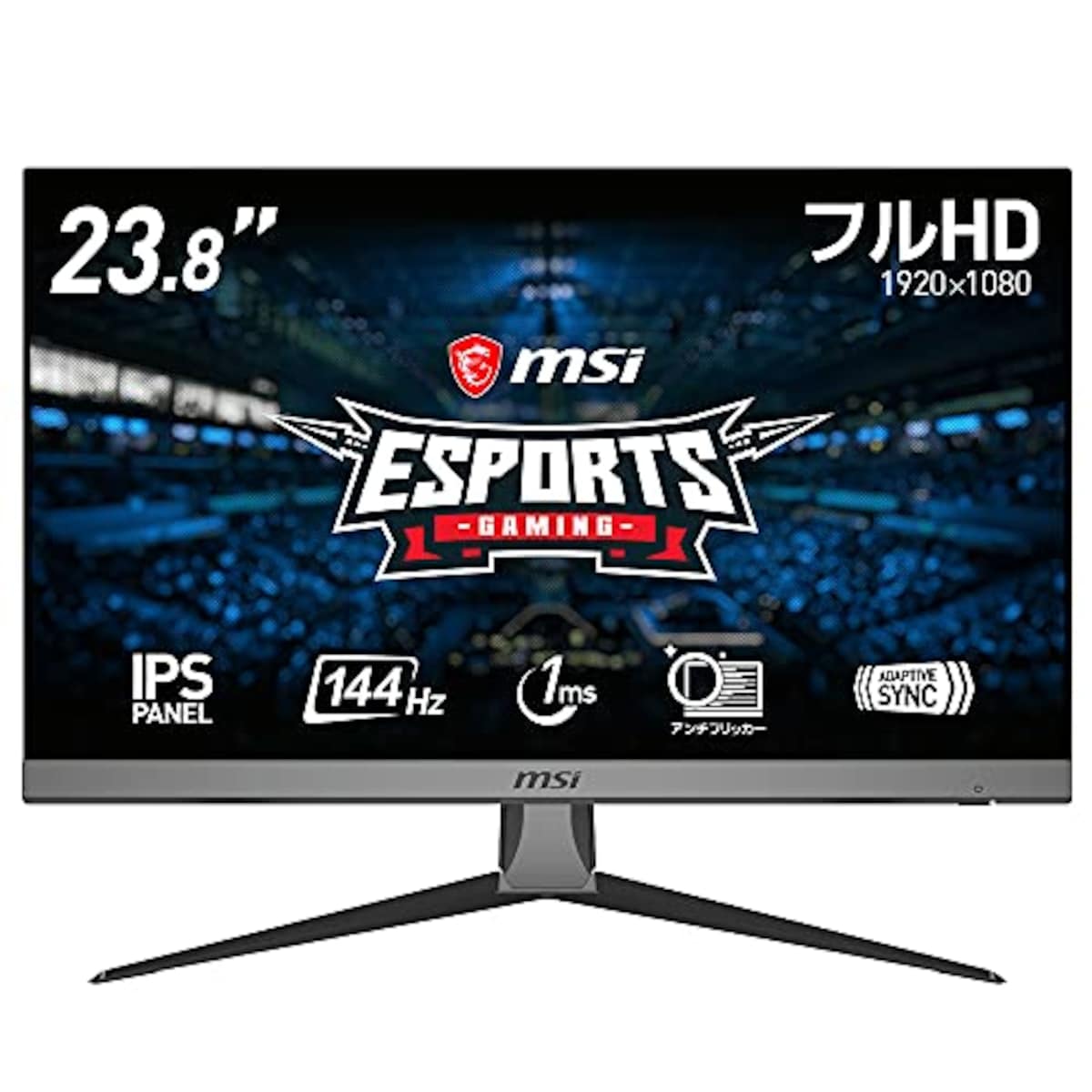 MSIのMSI ゲーミングモニター VA湾曲パネル 144Hz 23.6インチ スリム