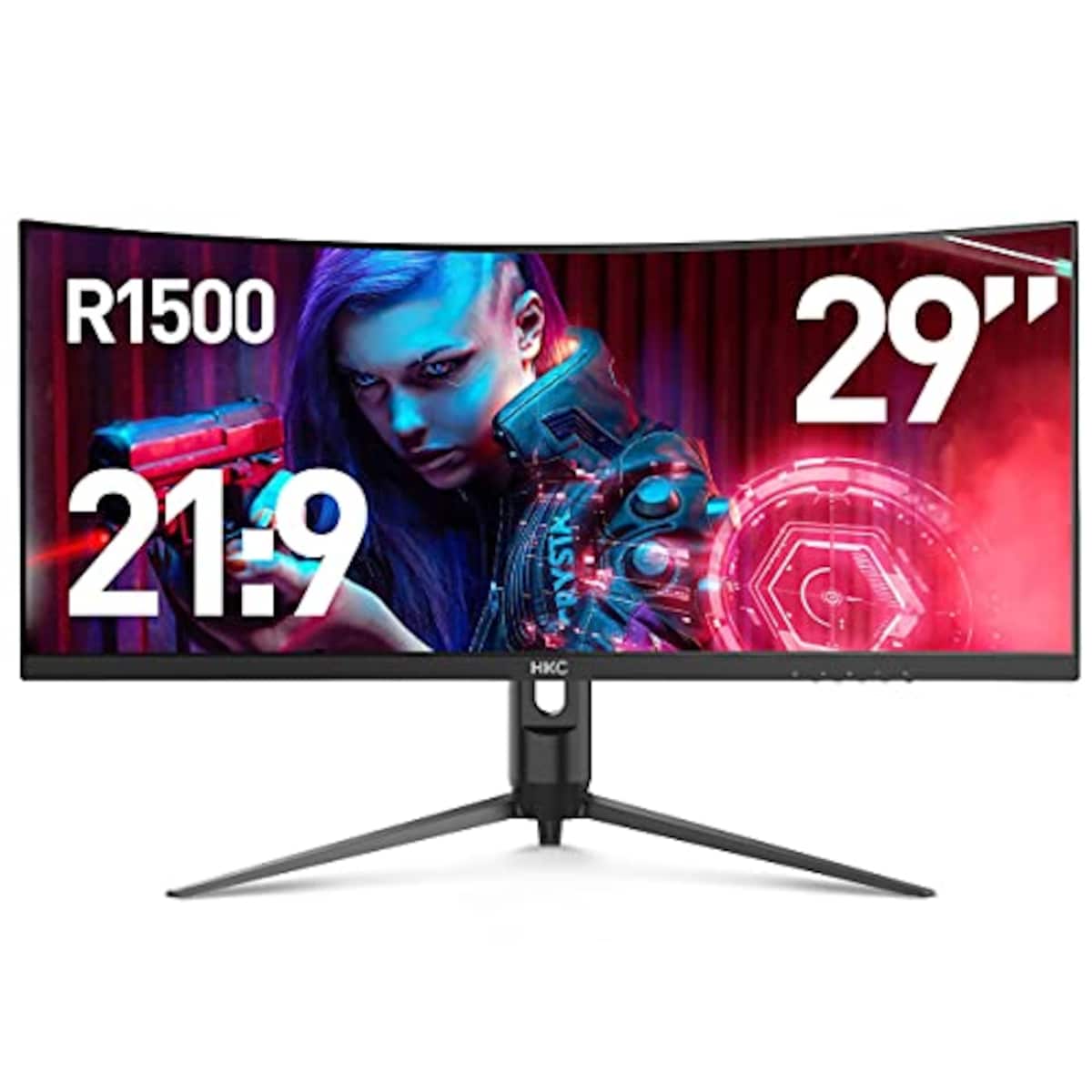 HKCのゲーミング モニター 34インチ 4k 曲面ウルトラワイド