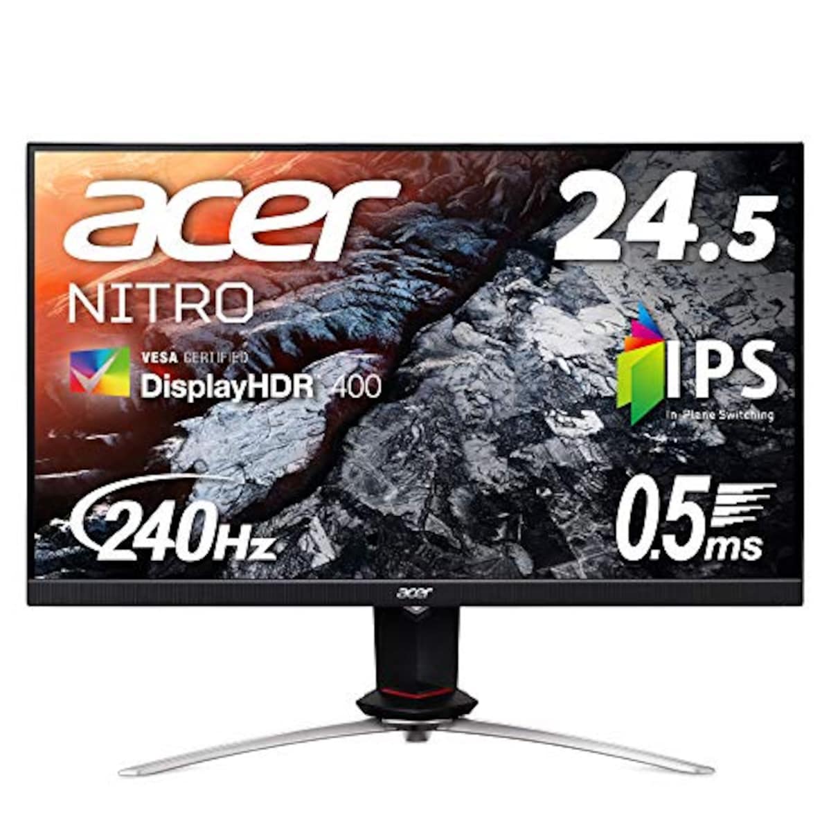 日本エイサーのAcer ゲーミングディスプレイ Nitro VG252QXbmiipx 24.5