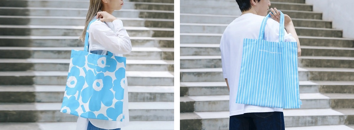 マリメッコ×ブルーボトルのコラボグッズが登場！ 「Unikko」デザインの