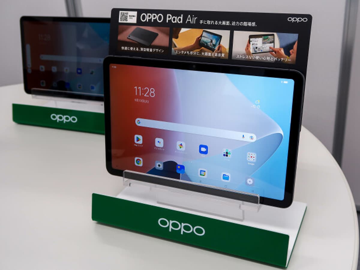 エンタメ充実の極薄タブレット「OPPO Pad Air」が登場！ 約10.3インチ