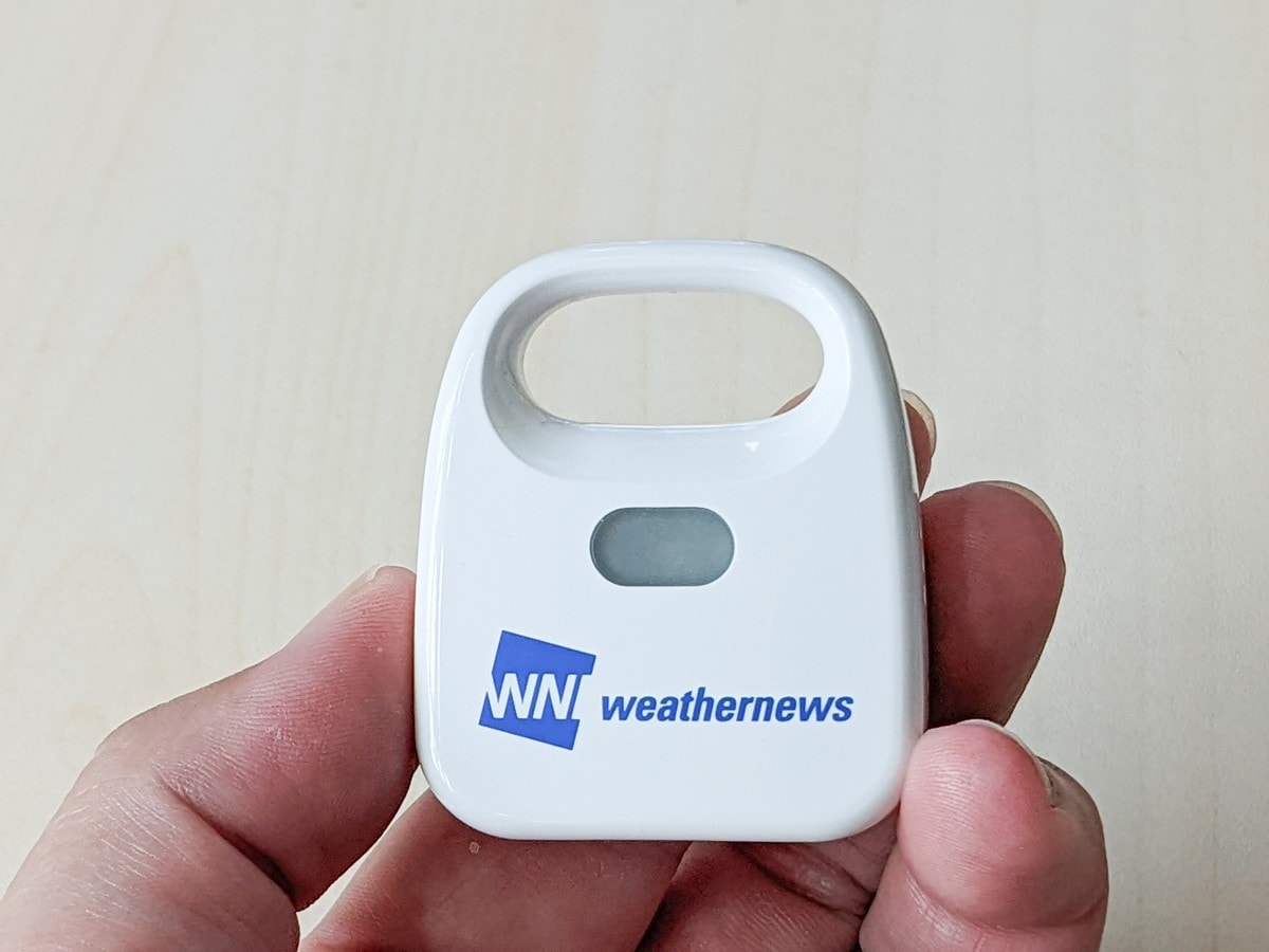 ウェザーニュースの気象観測器「WxBeacon2」が超便利！ 今いる場所の
