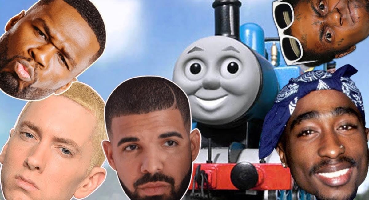 Mixing Rap Songs With The Thomas The Tank Engine Theme Is Awesome