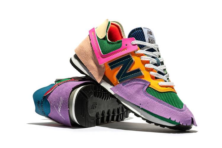 Jaden Smith designed a Frankesteined version of New Balance's 574