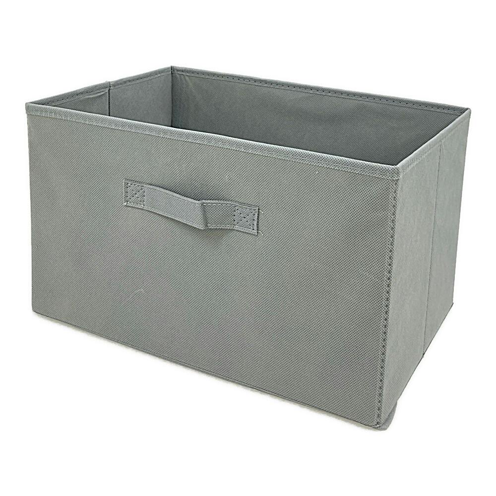 折りたたみ収納BOX グレー 40×26×24(販売終了) | カラーボックス