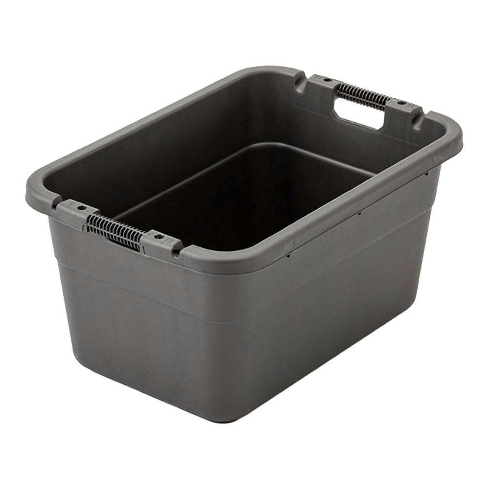 カインズ ホースが留められるタライ 36L ダークグレー | 農業用作業