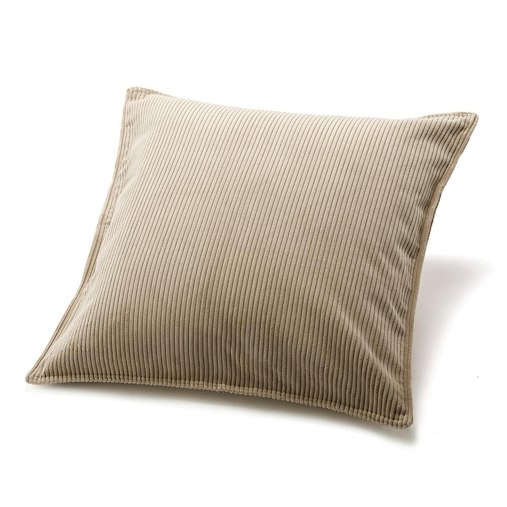 クッションカバー リブ ベージュ※カバーのみ | クッション 通販