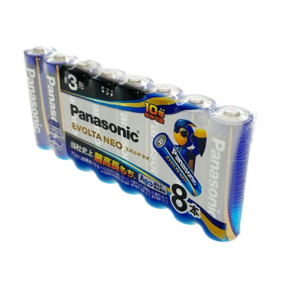 パナソニック 乾電池 エボルタ ネオ 単3形 8本パック LR6NJ/8SW | 電池