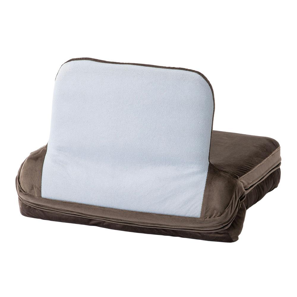 持ち手付カバー洗える背もたれイス FLepoco ブラウン 幅57cm 奥行44