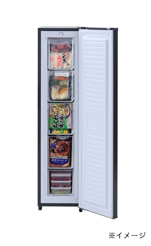 送料無料】90L直冷式スリム冷凍庫 YF-SU90-B【別送品】 | キッチン家電