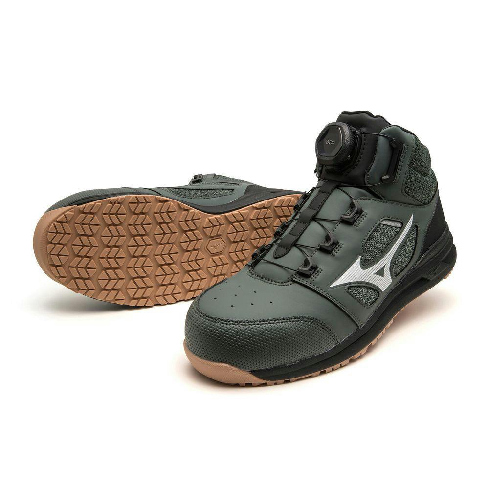 オールマイティー LSII73M BOA カーキ×ホワイト 26.0cm | 作業着・作業