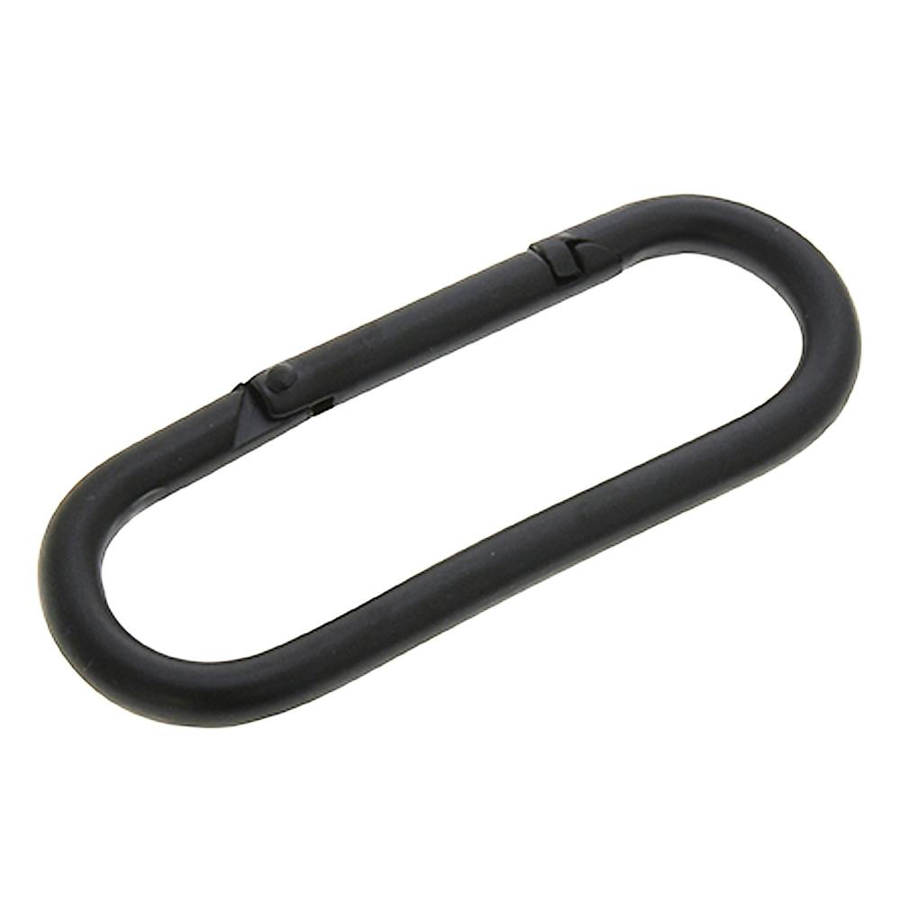 ミニカラビナ 黒 6 | 建具金物 通販 | ホームセンターのカインズ