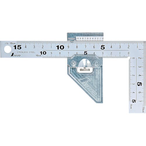 CAINZ-DASH】シンワ測定 曲尺 厚手広巾 シルバー 15cm表裏同目 8