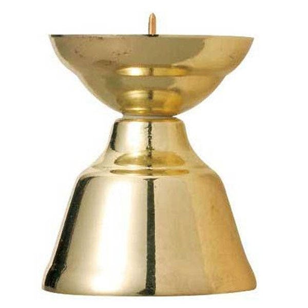 カメヤマ あかりの燭台 小 金 | 仏壇・仏具 通販 | ホームセンターの