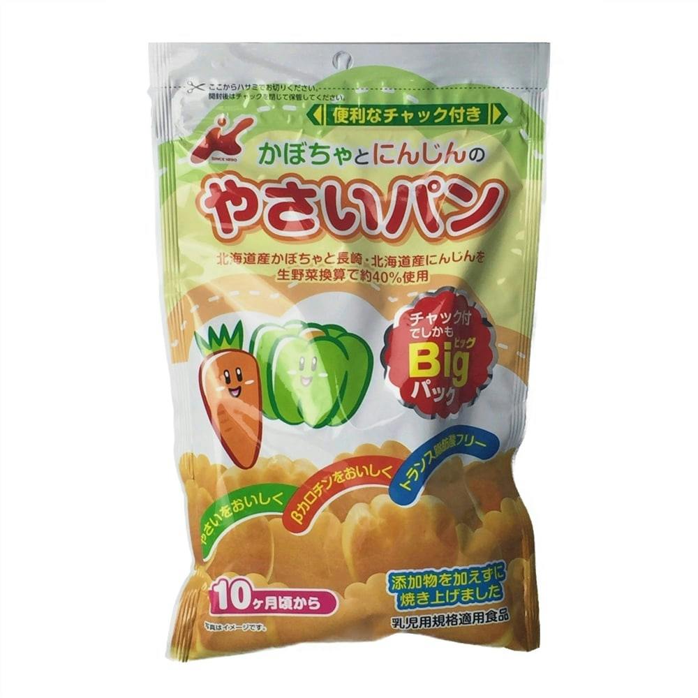 カネ増製菓 かぼちゃとにんじんのやさいパン 88g | ベビーフード・飲料