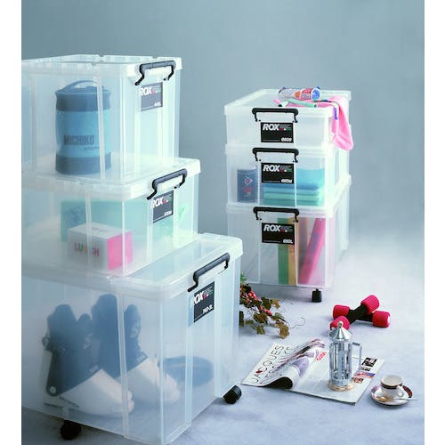 CAINZ-DASH】天馬 フタ式収納ケース ロックス 740－2L クリア