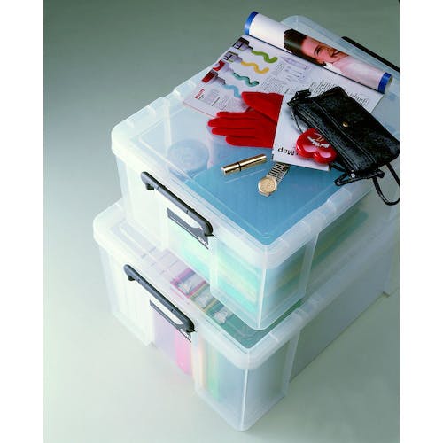 CAINZ-DASH】天馬 フタ式収納ケース ロックス 740－2L クリア