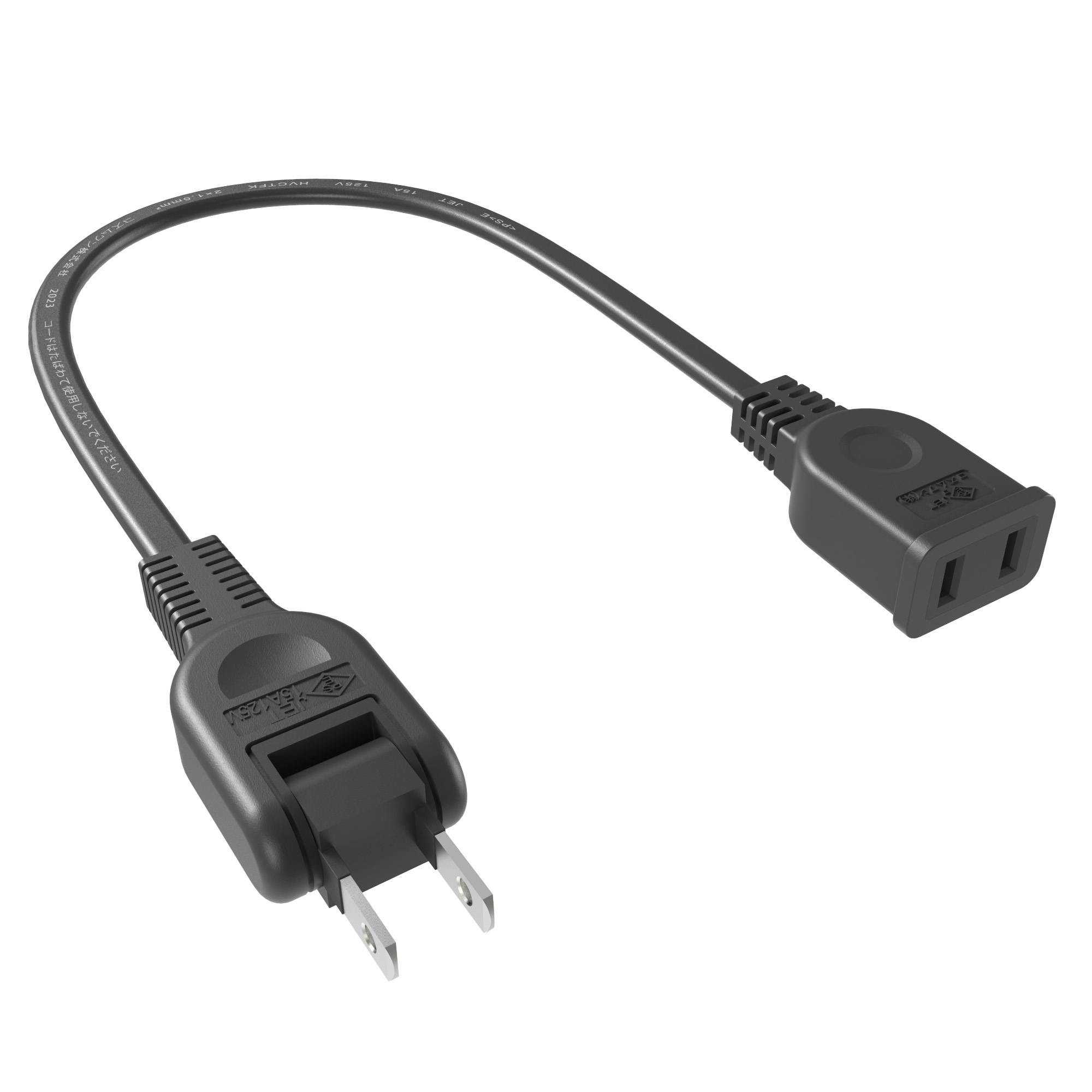 KOZUMUWAN 延長コード 電源タップ 30cm 断線に強い 180度回転プラグ