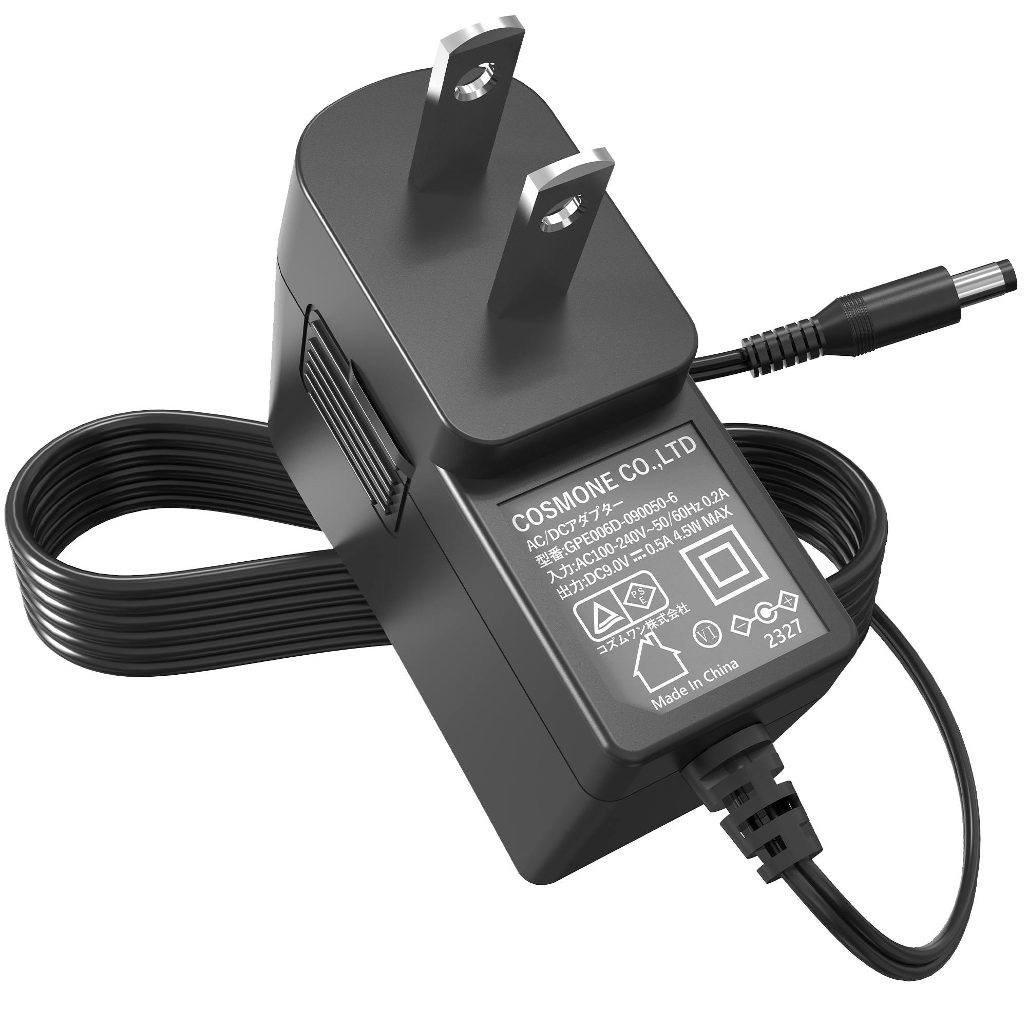 KOZUMUWAN ACアダプター 9V 0.5A 4.5W 電源アダプター 大手メーカーOEM