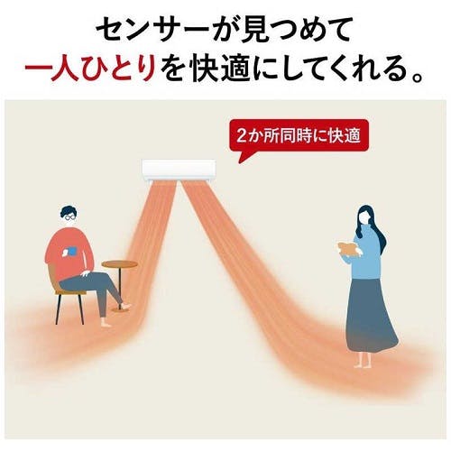 エアコン 本体のみ (霧ヶ峰) おもに6畳用 (冷房：6～9畳/暖房：5～6畳