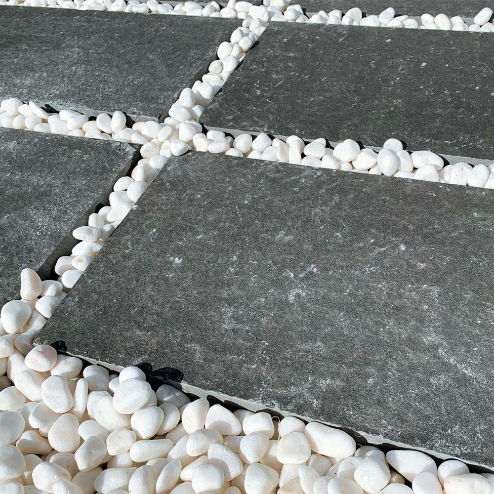 TAIKOH 高級白玉石 白仙 8分 20-25mm 10kg 化粧砂利 ホワイト 白 水