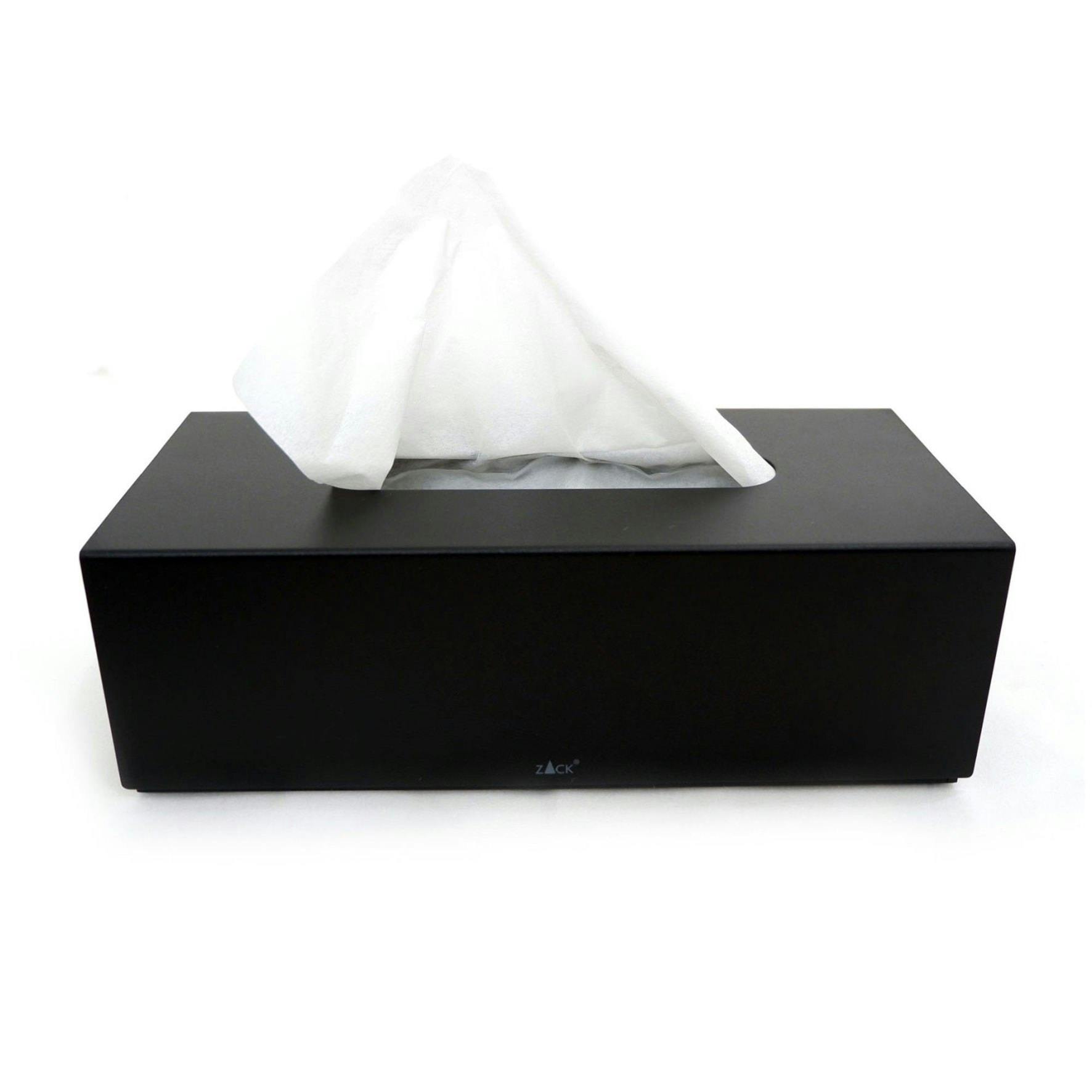 ティッシュボックス マットブラック｜ZACK 40541 PURO ティッシュ