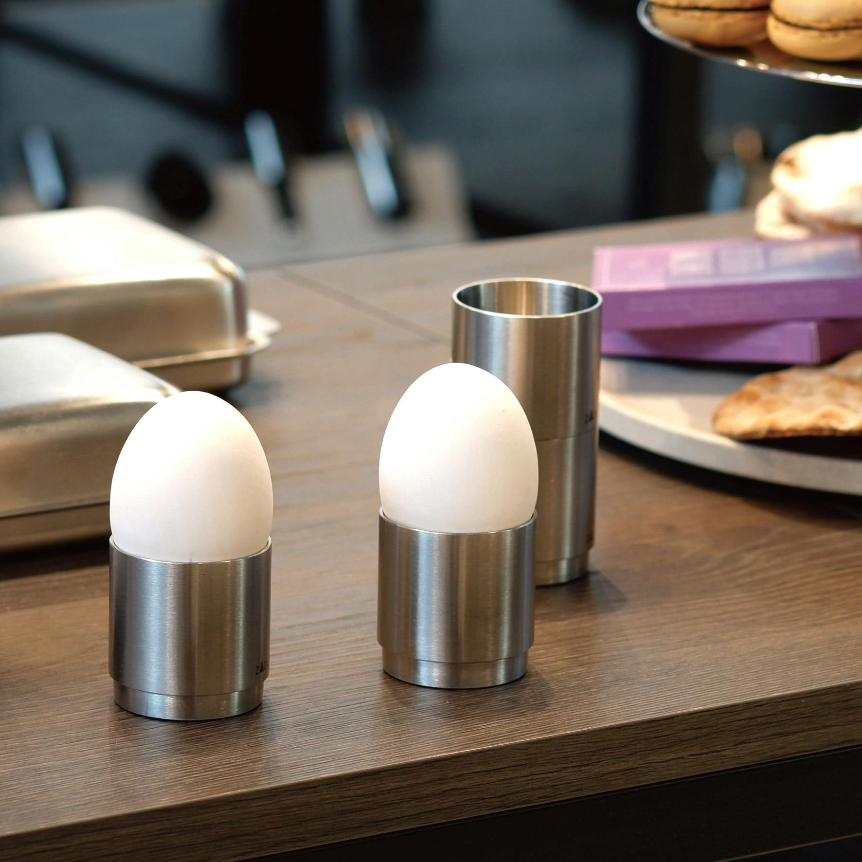 エッグカップ 2個入｜ZACK 20758 SALO エッグスタンド 卵立て 卵入れ