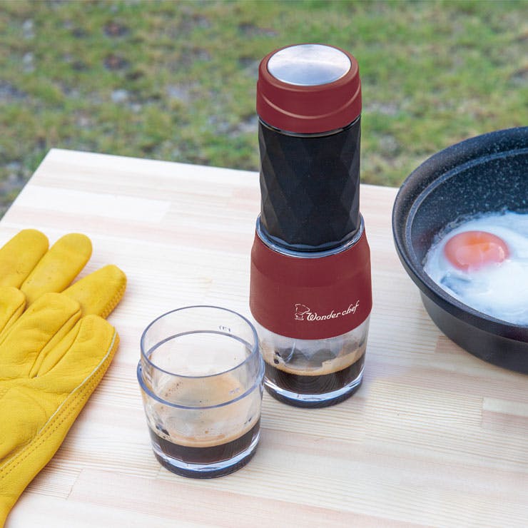 ワンダーシェフ ポータブルエスプレッソメーカー コーヒー粉専用