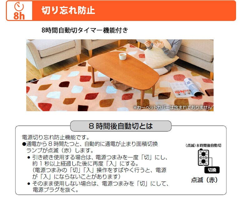 ホットカーペット 3畳相当 パナソニック DC-3NKM | 空調・季節家電