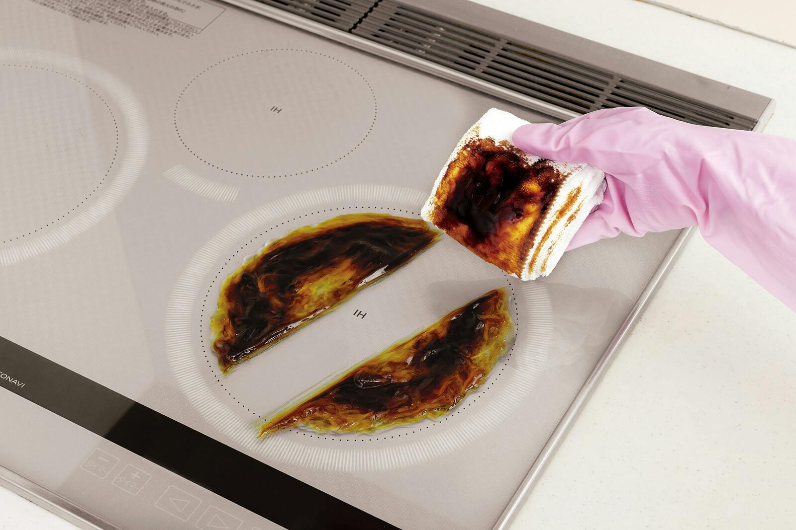 コゲ取り名人2本組 【IH用】 油汚れ コゲ・汚れ 溶ける 水で洗い流す