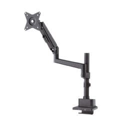 モニターアーム(ガススプリング式・支柱タイプ・ブラック) | パソコン
