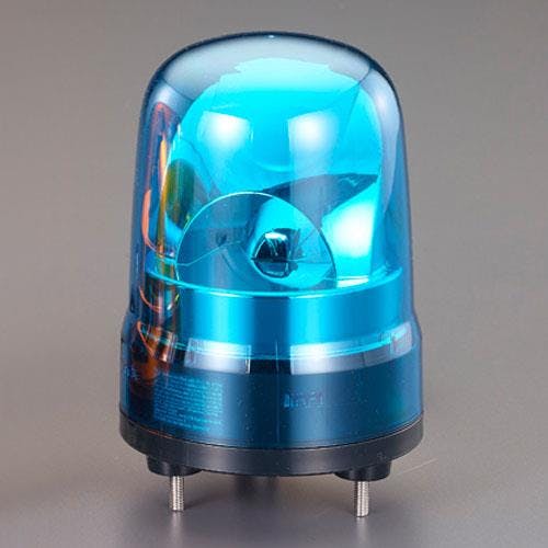 パトライト(PATLITE) LED回転灯(青色) AC100V EA983FS-100BA