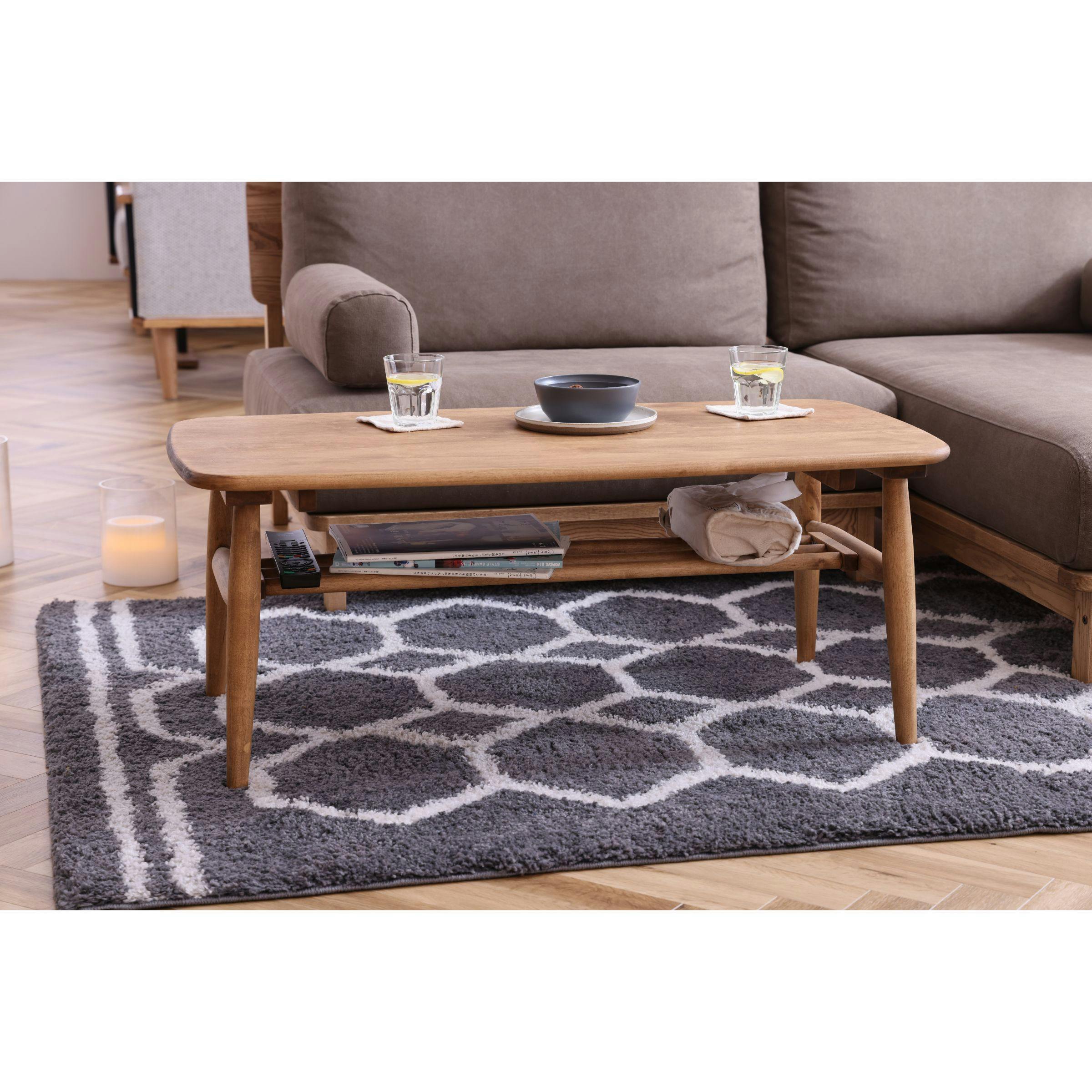 nora. センターテーブル ロジー ナチュラル 北欧 リビングテーブル