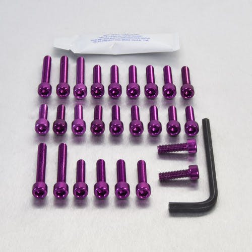 アルミニウム エンジンボルトキット(ソケットキャップ) カワサキ ZX9R