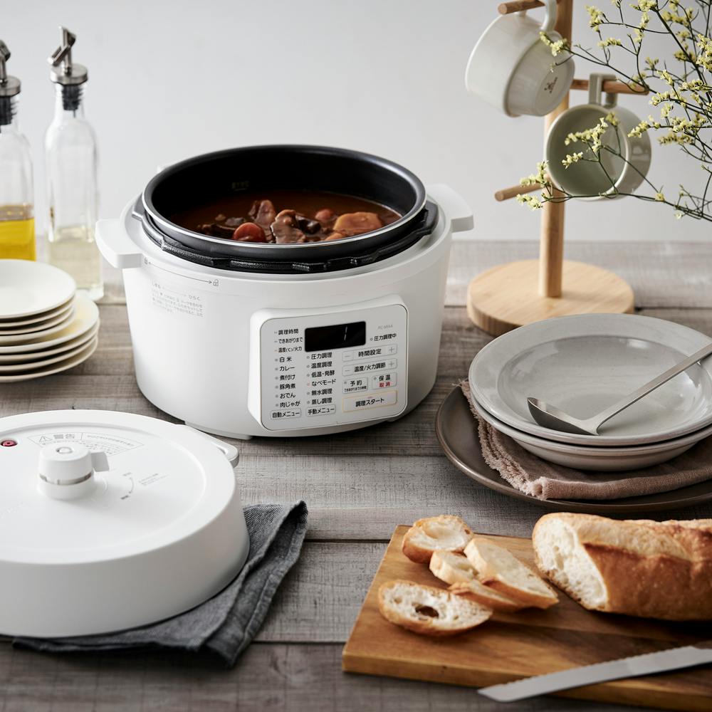 アイリスオーヤマ 電気圧力鍋 4.0L PC-MA4-W ホワイト 調理家電
