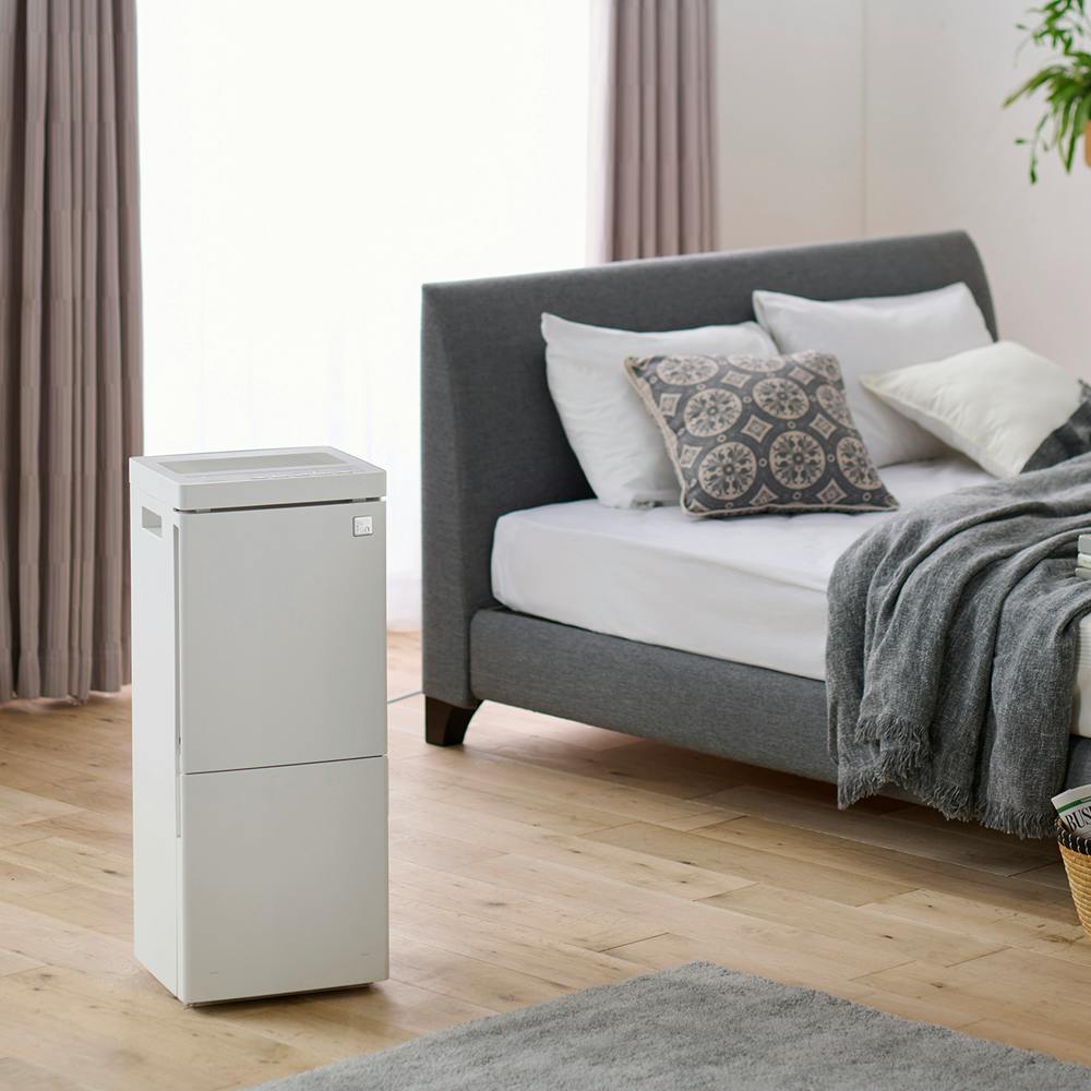 アイリスオーヤマ 気化加湿器900ml HDF-1000-W ホワイト 喉 声 乾燥